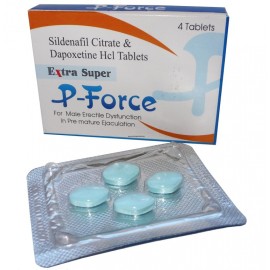 Extra Super P Force 200mg 4顆裝 特超級威爾鋼= 威爾剛(Sildenafil 100mg)+達泊西汀(Dapoxetine 100mg) 價格 便宜